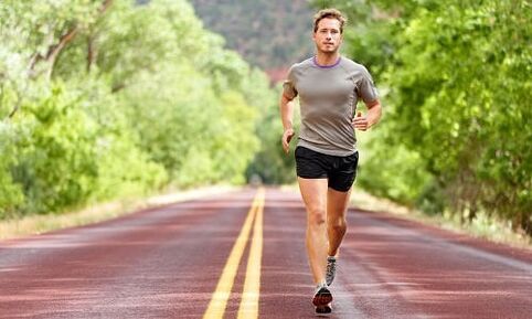 running with prostate